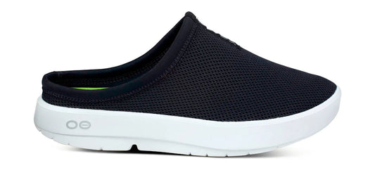 Men's OOcoozie Sport Mule - White Black (SALE)